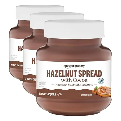 Amazon Grocery Hazelnut Spread w/ Cocoa 13oz