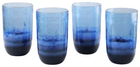4-Pack 22oz Beautiful by Drew Barrymore Colorblock Acrylic Tall Tumblers