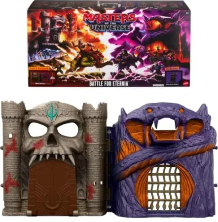 Masters of the Universe Playset of Castle Grayskull & Snake Mountain