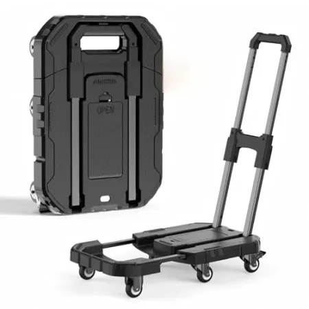 Anautin Folding Dolly Cart with 6 Wheels (up to 550 lbs)