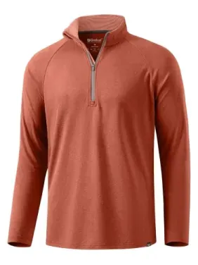 G Gradual Men's Golf Quarter Zip Pullover Long Sleeve Shirt