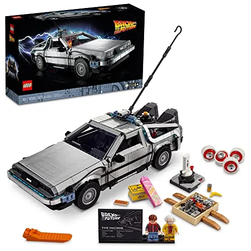 LEGO Icons Back to The Future Time Machine Building Set 1872-Pc