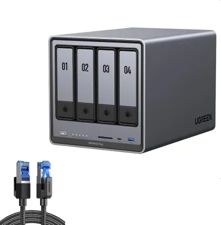 AMAZON UGREEN NAS DXP4800 Plus 4-Bay Desktop NAS Storage Capacity