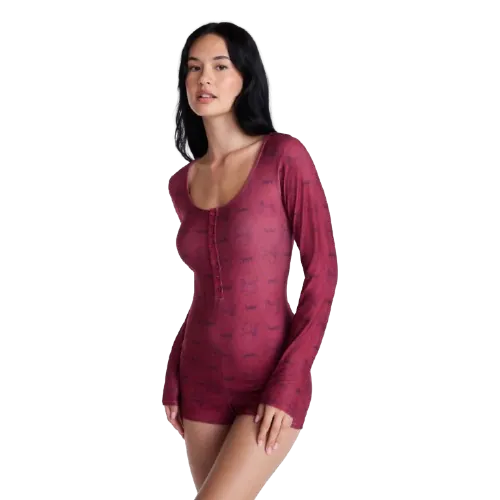 Peanuts Snoopy Women's Gothic One-Piece Sleep Romper for from $6 + free shipping w/