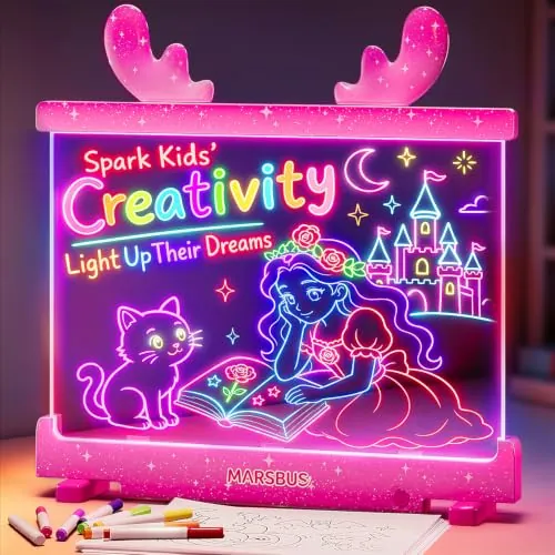 LED Drawing Board Pink
