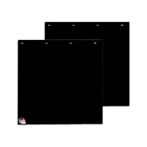 Buyers Products RC24PPB 24 x 24 Inch Black Polymer Mud Flaps, 2 Pack