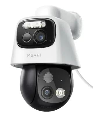 MEARI 2.5K Dual-Lens Plug-in WiFi Camera