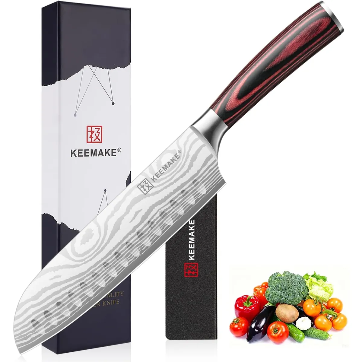 Keemake 7in Santoku Knife