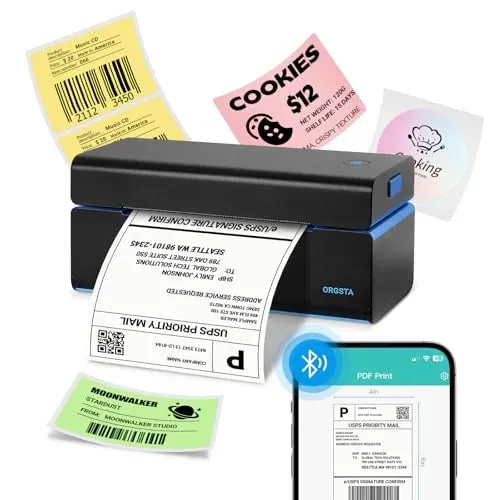 ORGSTA T001-Plus Bluetooth Thermal Shipping Label Printer