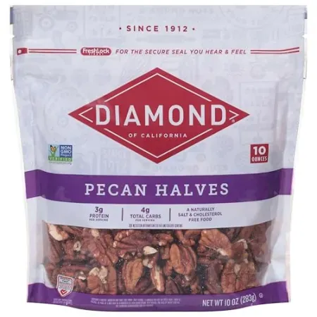 10oz Diamond of California Pecan Halves