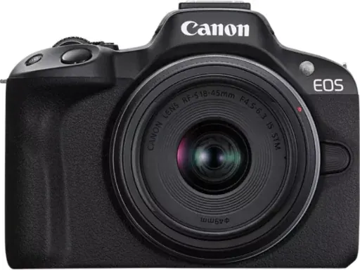 Refurbished Canon EOS R50 Mirrorless Camera with RF-S18-45mm F4.5-6.3 IS STM Lens Kit