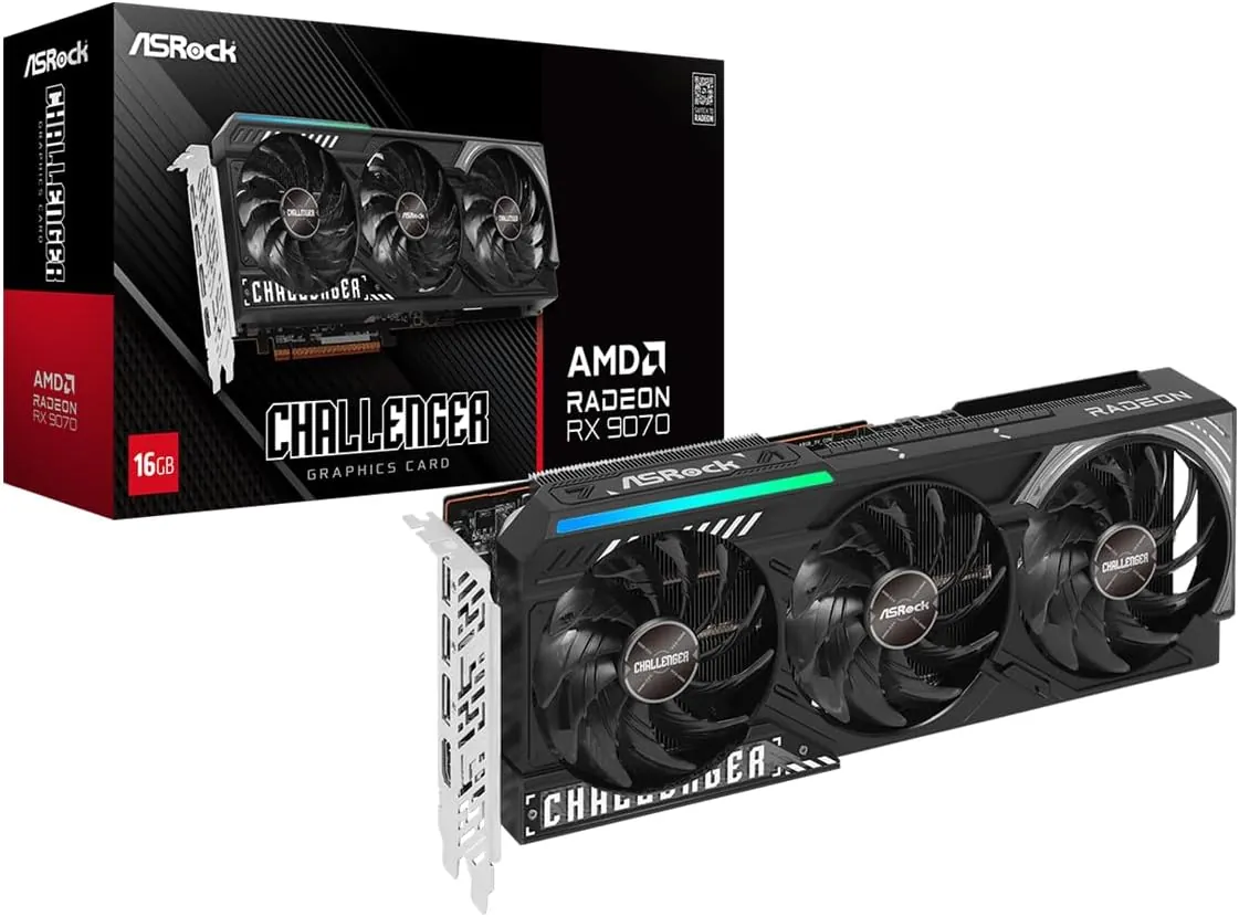 ASRock Radeon RX 9070 Challenger 16GB OC