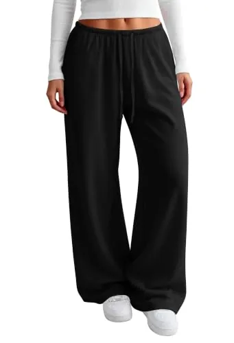 Wide Leg Lounge Pants with Pockets