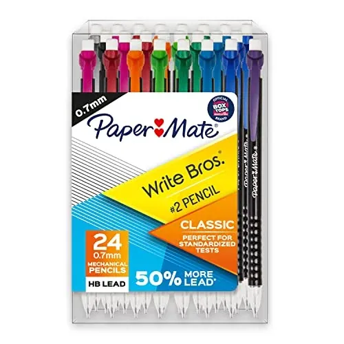 Paper Mate Mechanical Pencils 24-Count 0.7mm