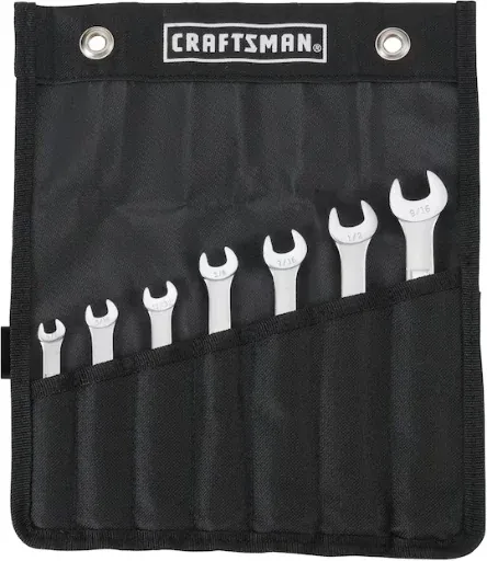 Craftsman 7-Piece SAE 12-Point Combination Wrench Set