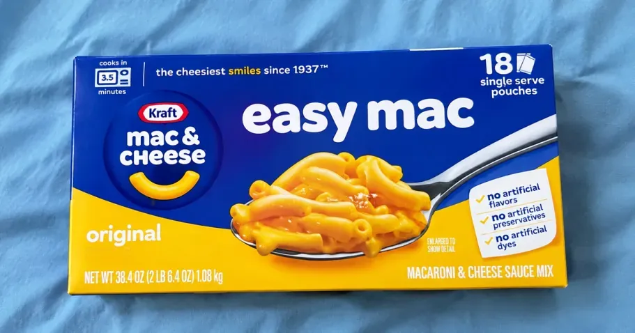 Kraft Easy Mac Pouches 18-Count