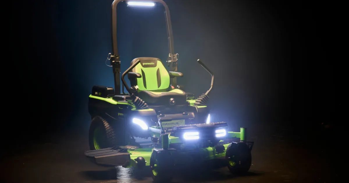 Greenworks’ 60V 54-inch MaximusZ zero-turn riding mower + 2x 20Ah, 4x 8Ah batteries and wall charger at new