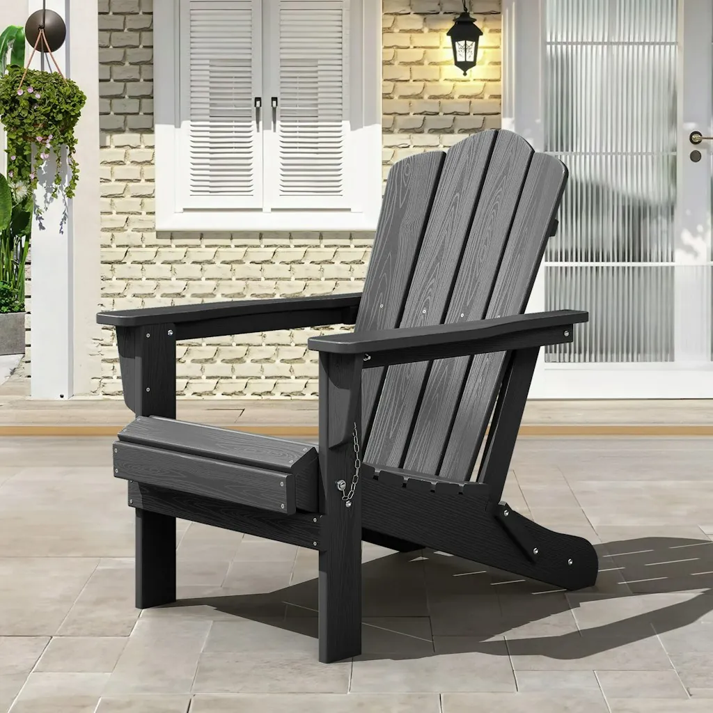 VOUA HDPE Stackable Adirondack Chair