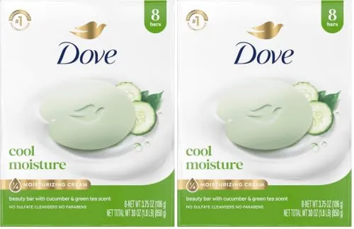 Dove Cool Moisture Beauty Bar Soap 16-Pack