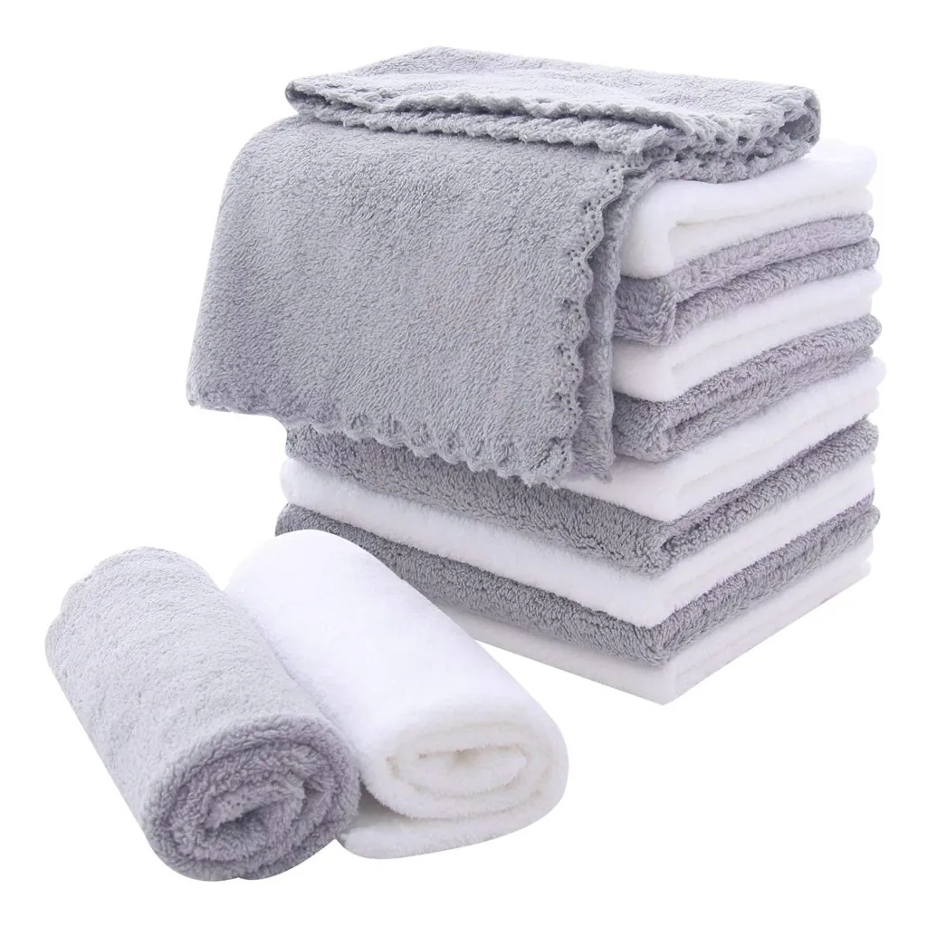 Microfiber Facial Cloths 12-Pack