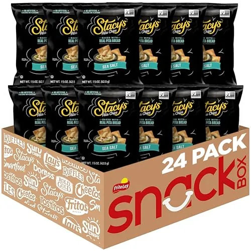 Stacy’s Sea Salt Pita Chips 24-pack