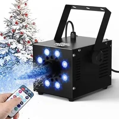 1200W Snow Maker With LED And Remote Control