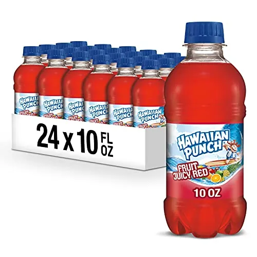 Hawaiian Punch 10oz Bottles 24-Pack – Fruit Juicy Red