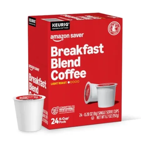 24-Count Amazon Brand Happy Belly Coffee Pods