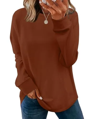 WIHOLL Crewneck Long Sleeve Sweatshirt