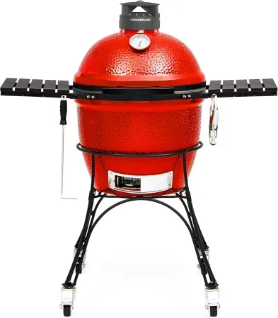 Kamado Joe Classic Joe Series II 18" Ceramic Charcoal Grill and Smoker with Cart