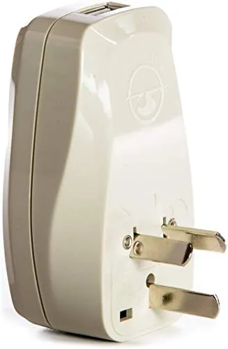 OREI 3 in 1 Australia/NZ Travel Adapter Plug with USB