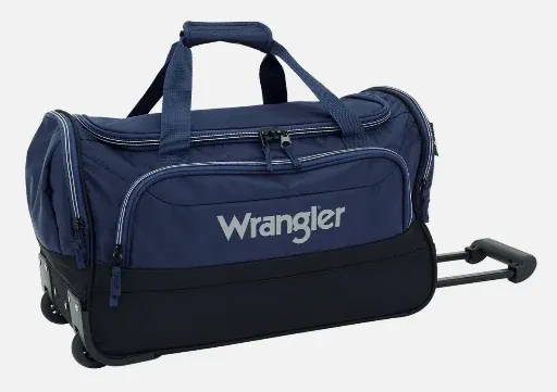 Wrangler Deluxe Polyester Rolling Duffel 21"