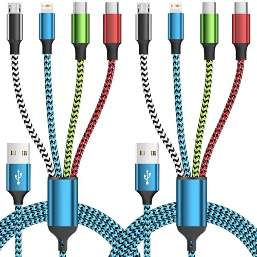 4 in 1 Dual Type C Multi Charging Cable