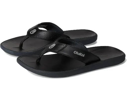 OluKai Pili Men's Sandals (Lava Rock)