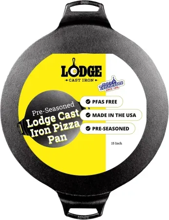 Lodge 15" Pre-Seasoned Cast Iron Pizza Pan