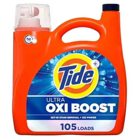 4-Pack 148oz Tide Ultra Oxi Boost Liquid Laundry Detergent