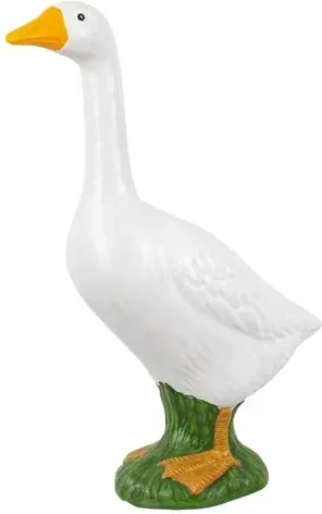 Mainstays Weather-Resistant Resin Porch Goose Garden Statue