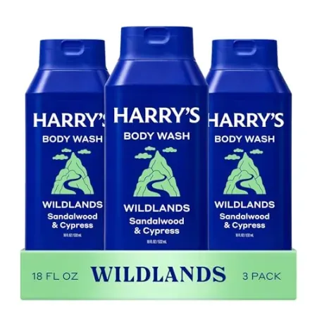 3-Pack 18oz Harry's Men's Body Wash / Shower Gel