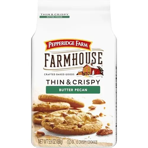 Pepperidge Farm Farmhouse Thin & Crispy Butter Pecan Cookies 5.9 Oz