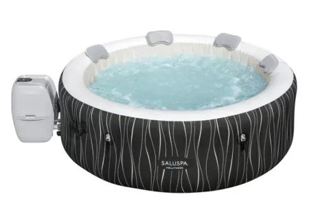 SaluSpa Hollywood 4-6 person AirJet Inflatable Hot Tub Spa w/ LED Lights