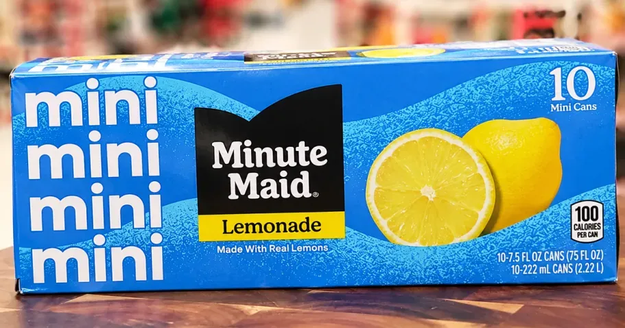 Minute Maid Lemonade Mini 7.5oz Cans 10-Pack