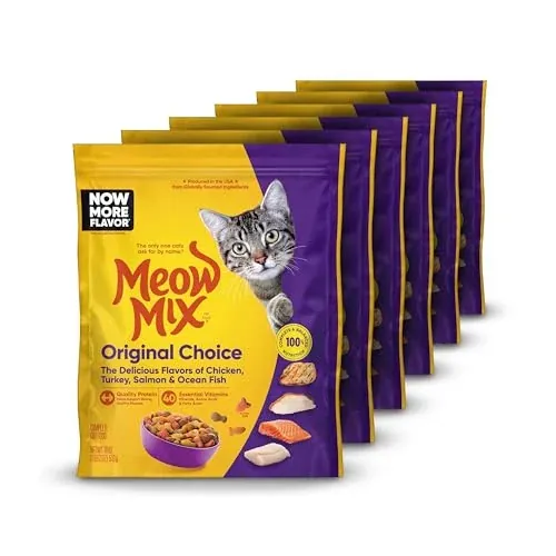 Meow Mix Dry Cat Food Original Choice 6-Pack 18-Oz