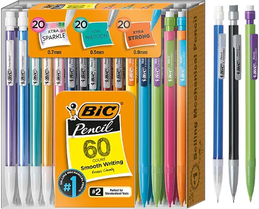 BIC Xtra Variety Pack Mechanical Pencils 60/Pack