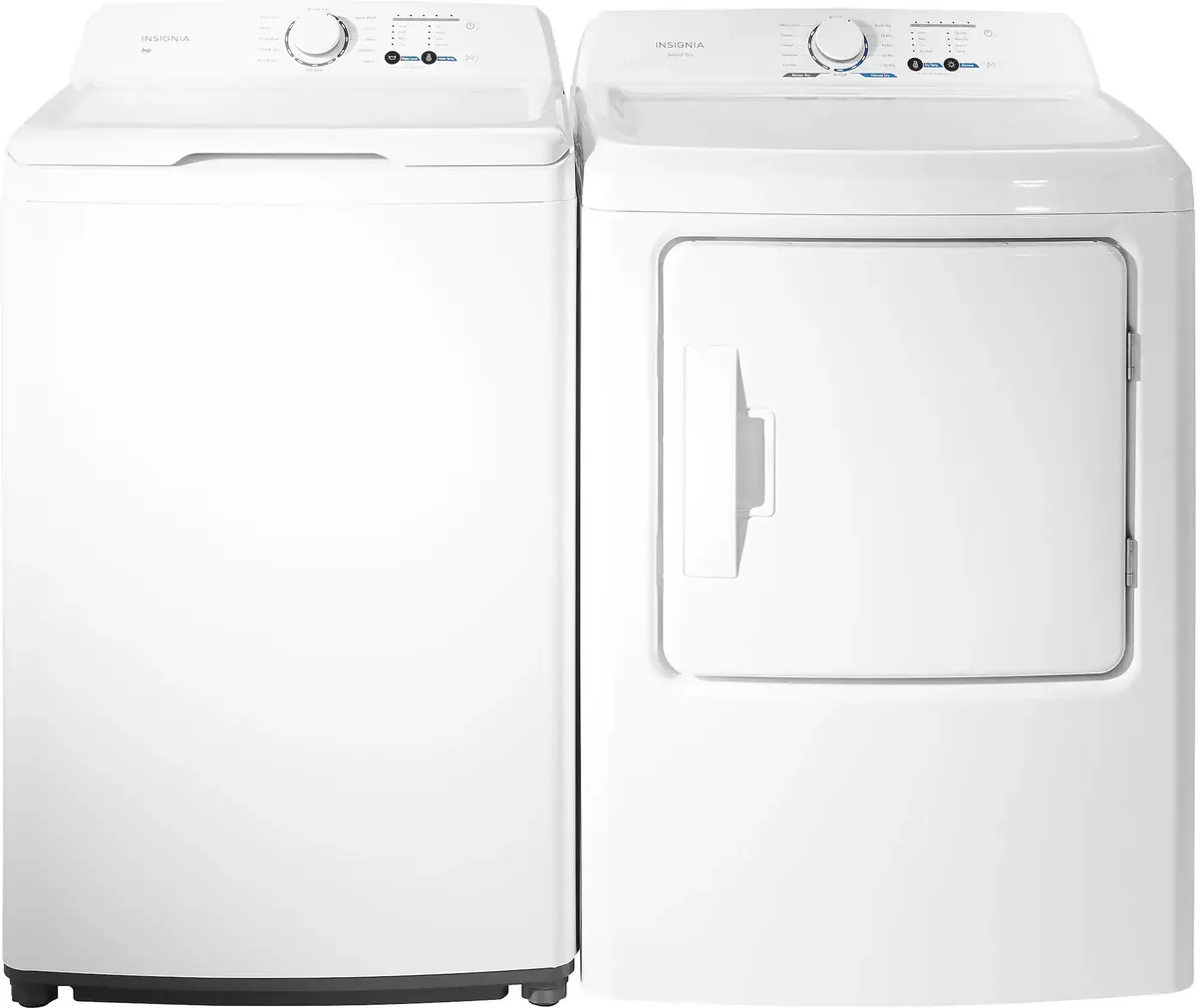 Insignia Top-Loading Washer and Electric Dryer