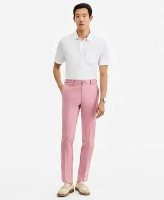 Michael Kors Men's Classic-Fit Cotton-Blend Dress Pants