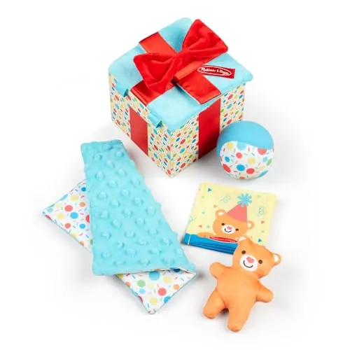 Melissa & Doug Wooden Surprise Gift Box Infant Toy