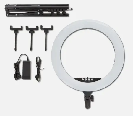 Vivitar 18" LED RBG Ring Light w/ 63" Tripod Stand