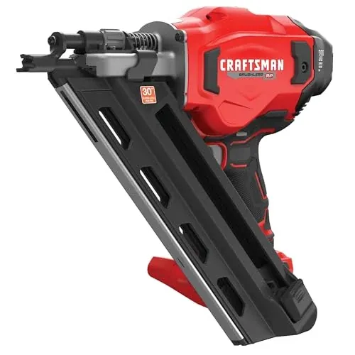 CRAFTSMAN V20 Brushless Cordless 30° Framing Nailer (Tool Only)