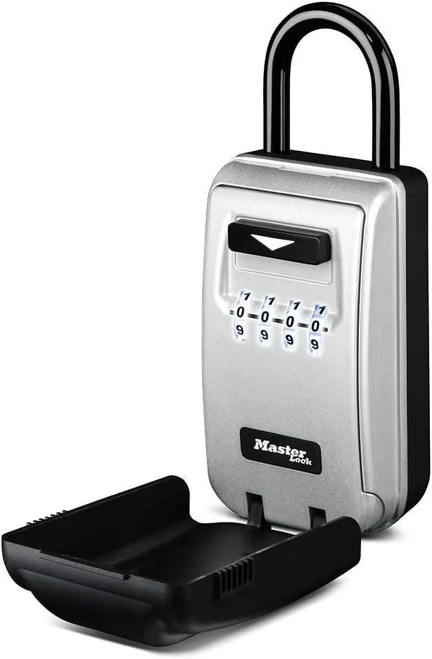 Master Lock Portable Key Lock Box w/ Light-Up Dials