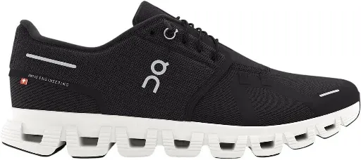 Men's ON Cloud 6 Running Shoes (Black / White, Sizes: 8-14)
